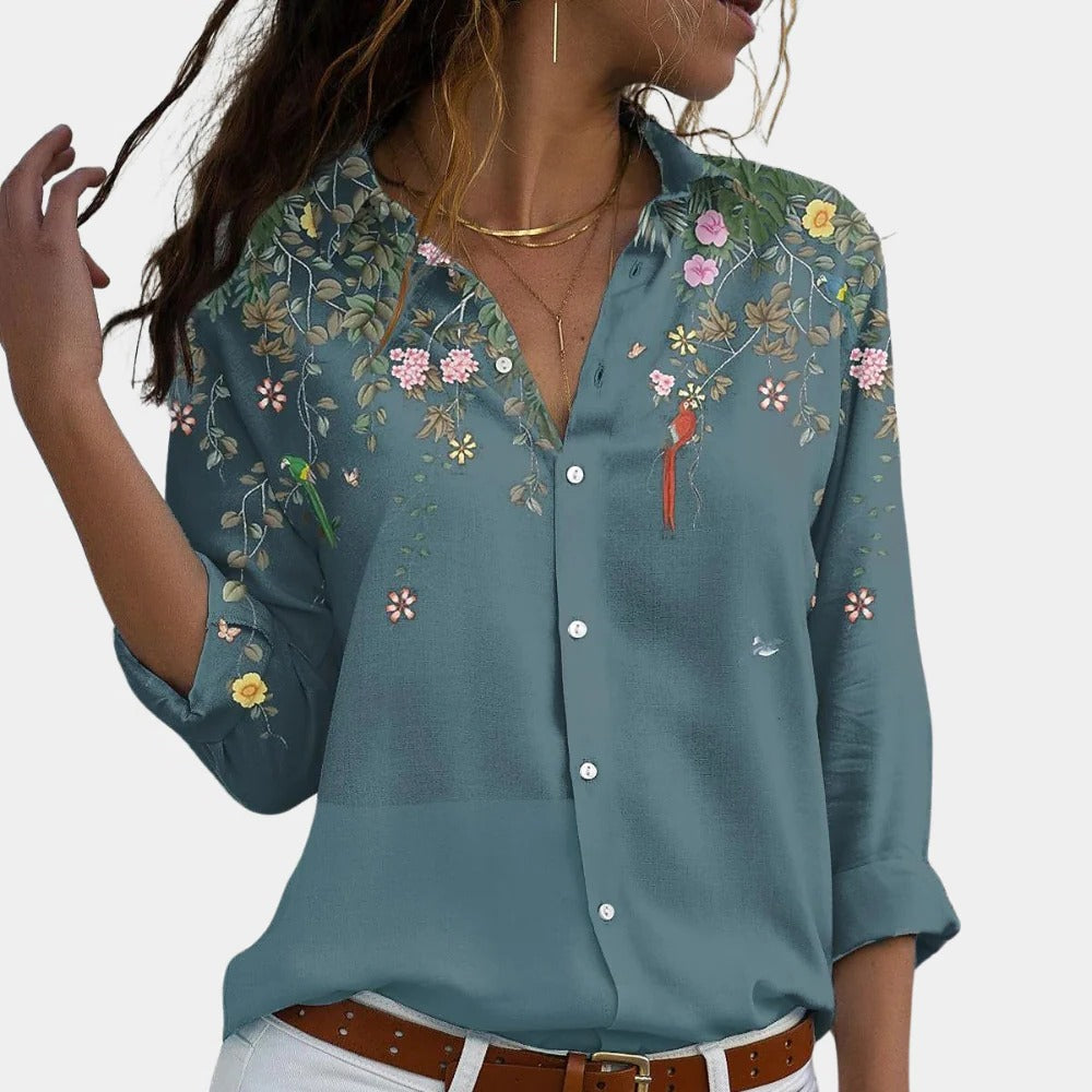 Floral Ladies Blouse - product detail 6