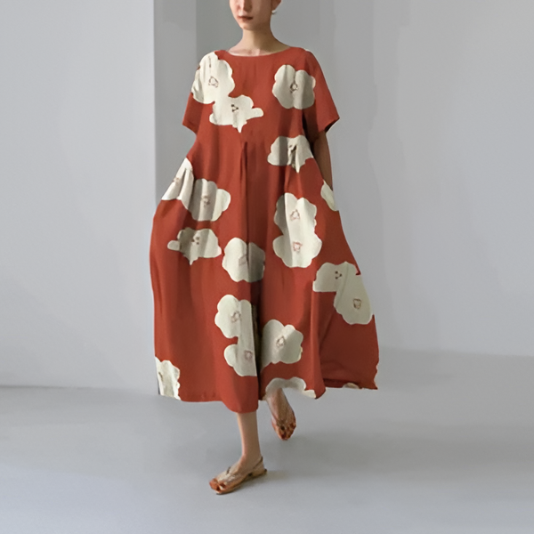 Casual and elegant dress with flora print - product image 9