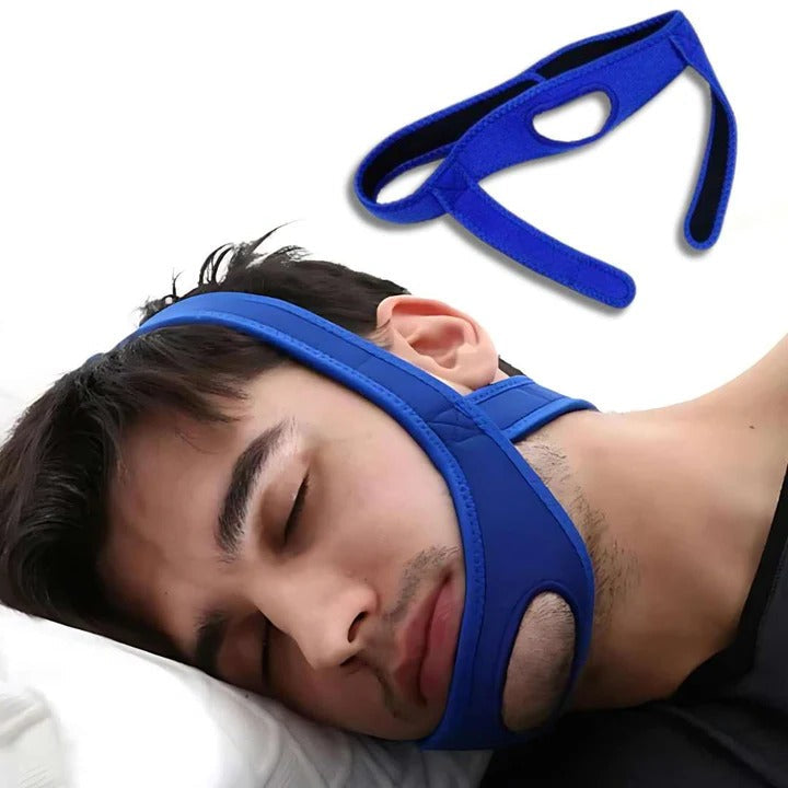 NOMOVA Full Head Chin Strap for Snoring Relief | Sleep Apnea Support - Comfortable - Night Use