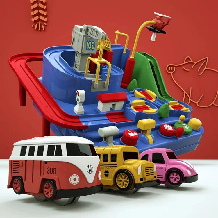 Children’s Mechanical Vehicle Track Game - product detail 7