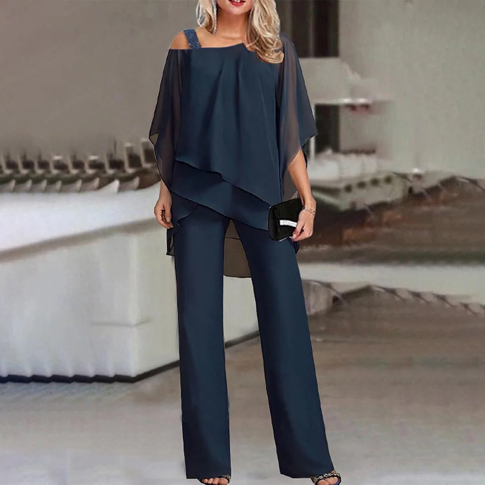 Women's Two-Piece Set| Elegant two-piece set with cold shoulder - product image 1