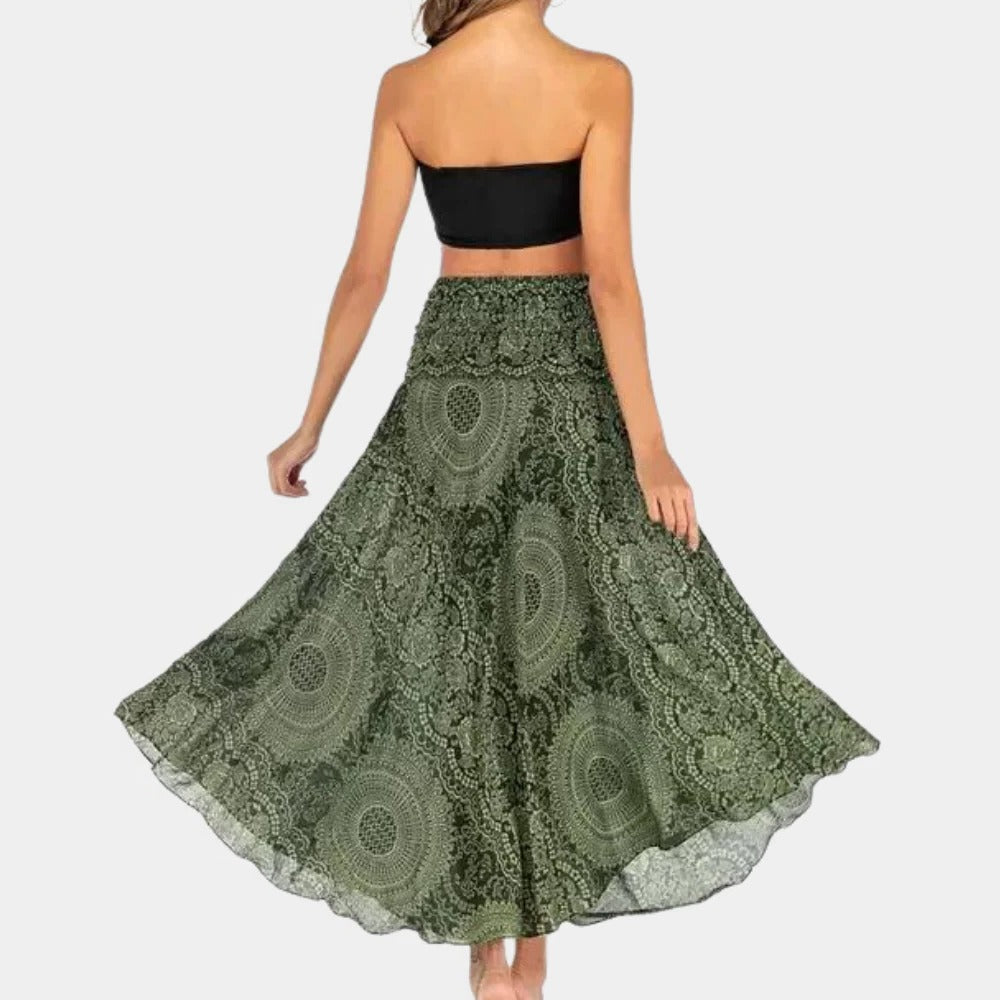Bohemian Maxi Skirt For Women - product detail 3