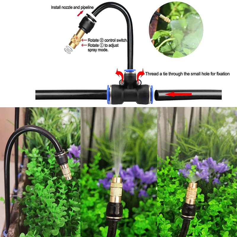 Drip Irrigation Kit with 360 degree Flexible Hose - product detail 4