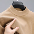 High-Quality Men's Cashmere Sweater With Elegant Hem - product image 1