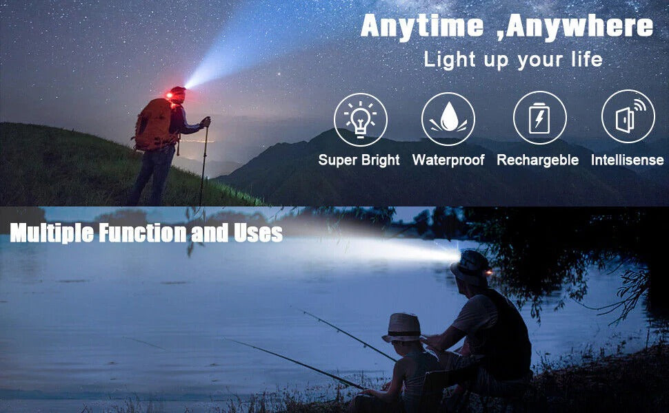 990000LM Rechargeable LED Headlamp - product detail 12