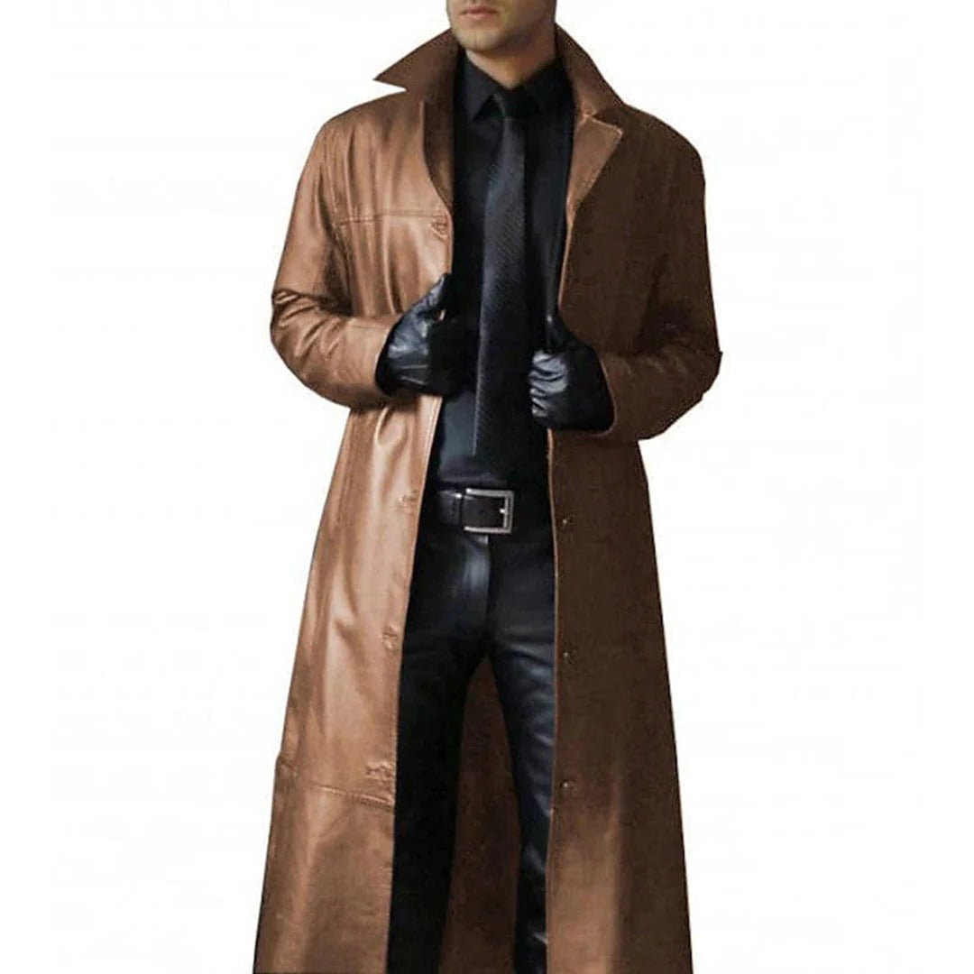 Men's Leather Coat - product image 3