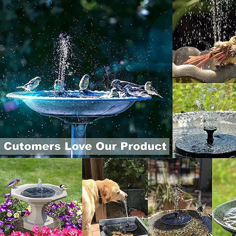 Solar Fountain with 60 LED Lights - product detail 2