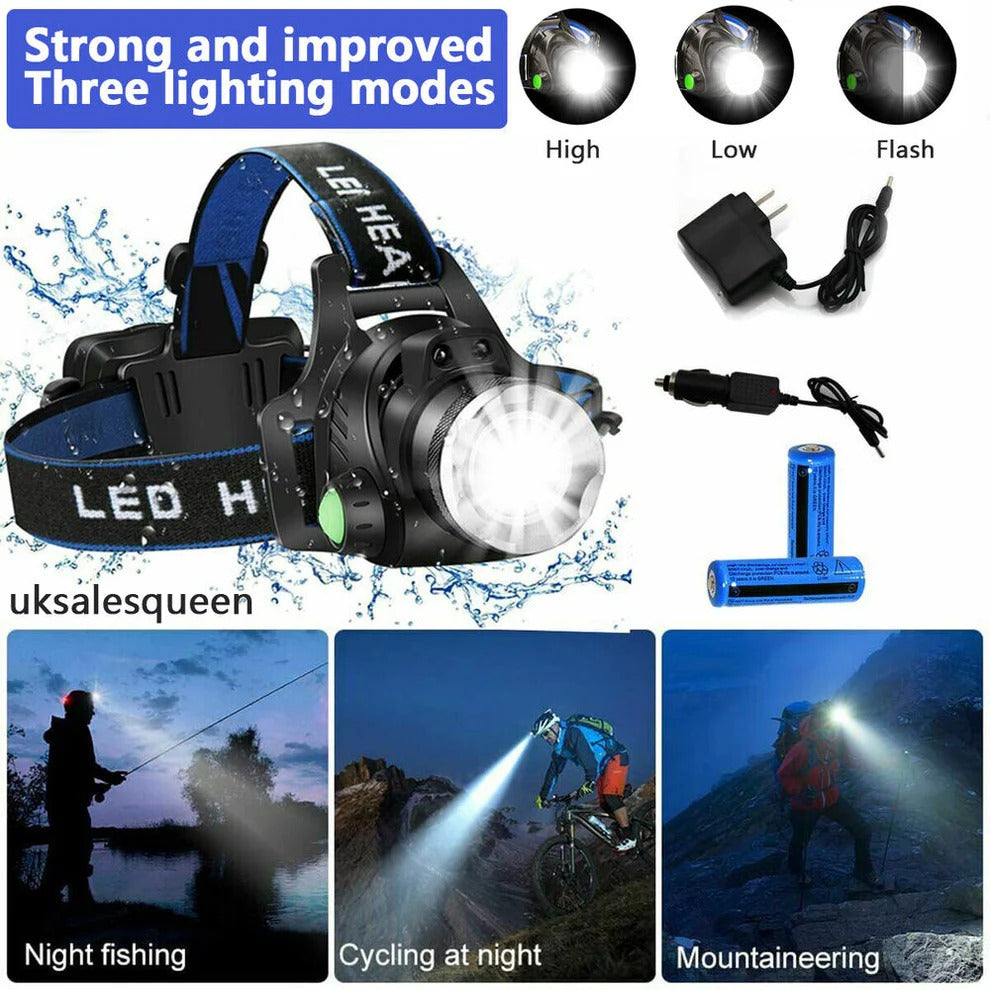 990000LM Rechargeable LED Headlamp - product detail 15