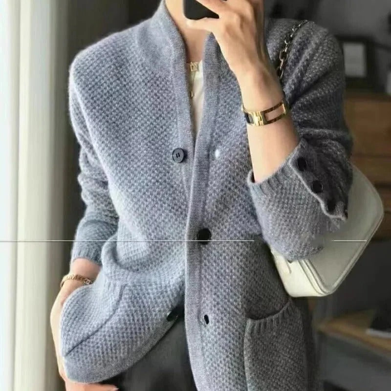 Thick Wool Sweater Jacket For Cold Winter Weather - product image 6