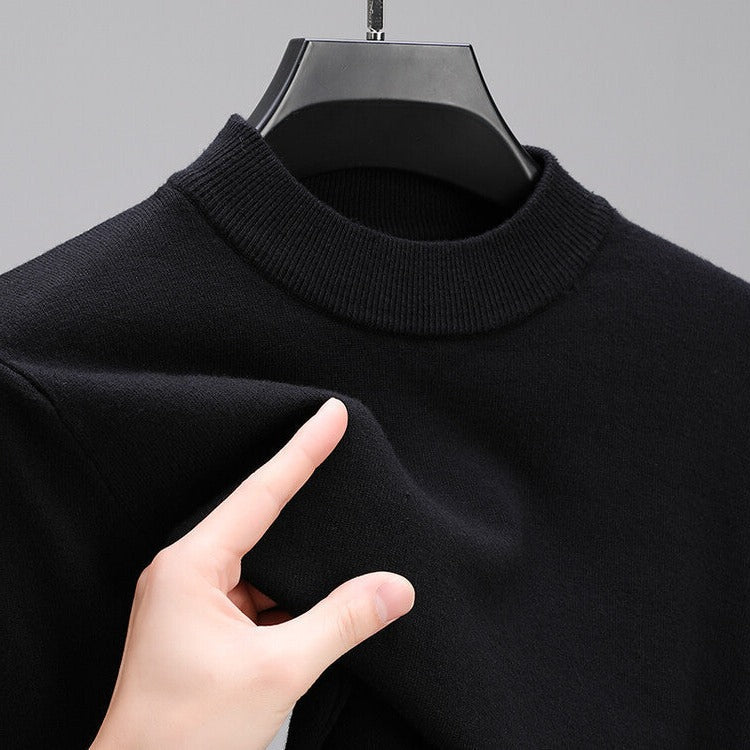 High-Quality Men's Cashmere Sweater With Elegant Hem - product image 7
