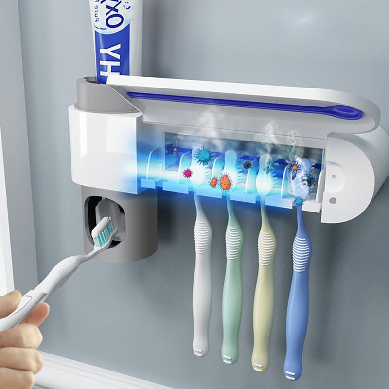 NOMOVA UV Light Toothbrush Sterilizer & ToothPaste Dispenser
