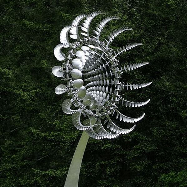 Metal Garden Windmill - Dual Motion Decorative Wind - product detail 4