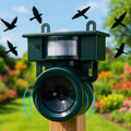 NOMOVA Motion Sensor Bird Deterrent for Crows: Ideal Pigeon Repeller with Sound Scarer