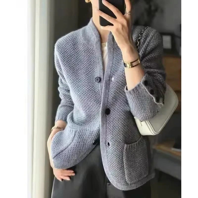 Thick Wool Sweater Jacket For Cold Winter Weather - product image 1