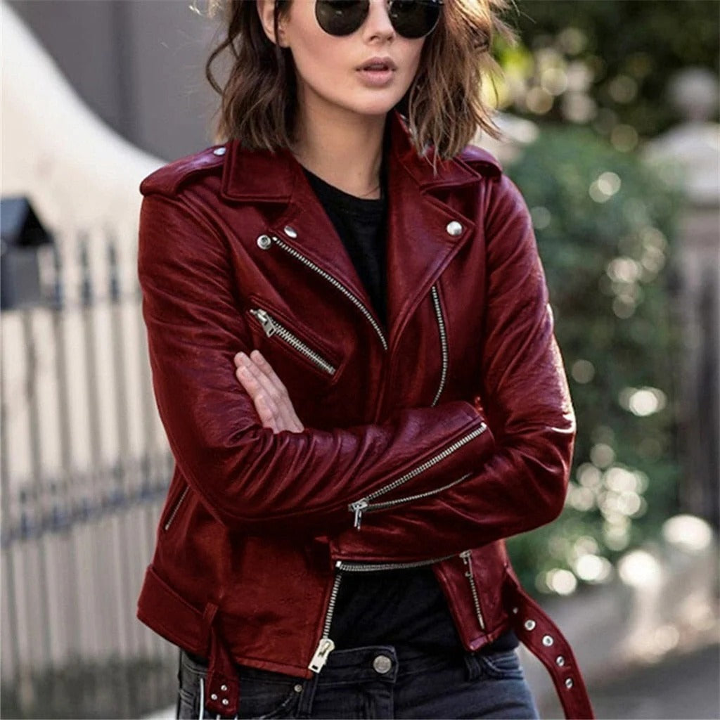 High-quality leather jacket in great colors - product image 2