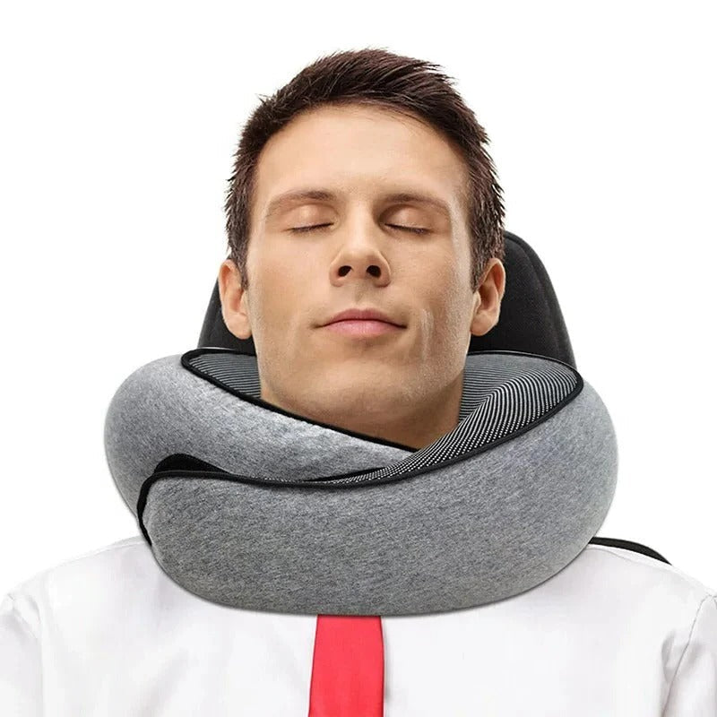 Snail Style Memory Foam Travel Curved Neck Pillow - - product detail 9