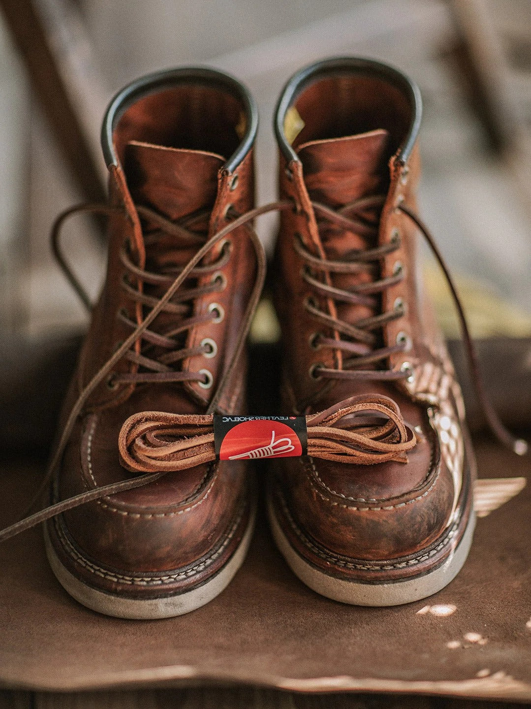 Men's Full Grain Leather Moccasin Toe Work Boots - product image 3