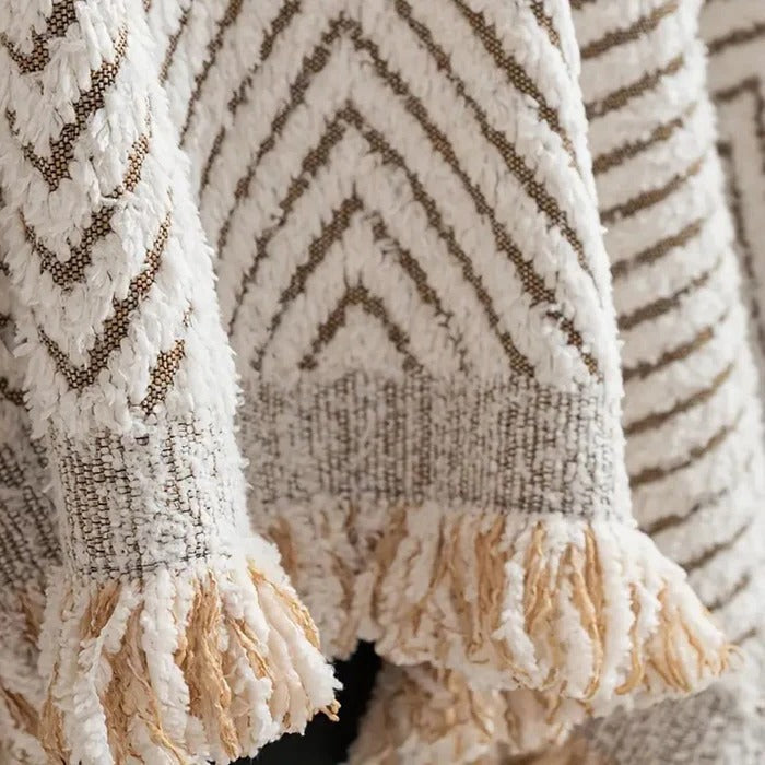 Stripe Herringbone Couch Cover - product detail 6