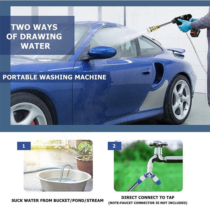 Cordless High Pressure Washer with 2 Batteries - product detail 3