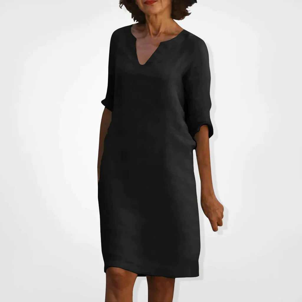 Summer Dress With V-Neck - product image 1