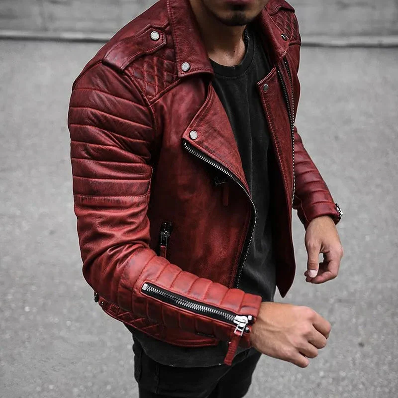 High quality, durable and stylish men's leather jacket - product image 4