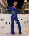 Sequin long-sleeved jumpsuit - product image 1
