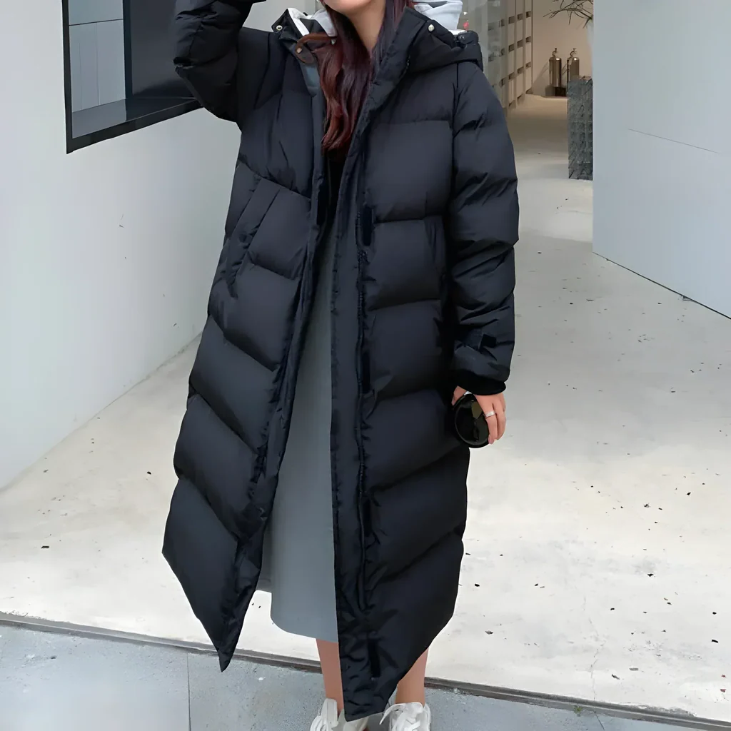 Fashionable and windproof long jacket - product image 4