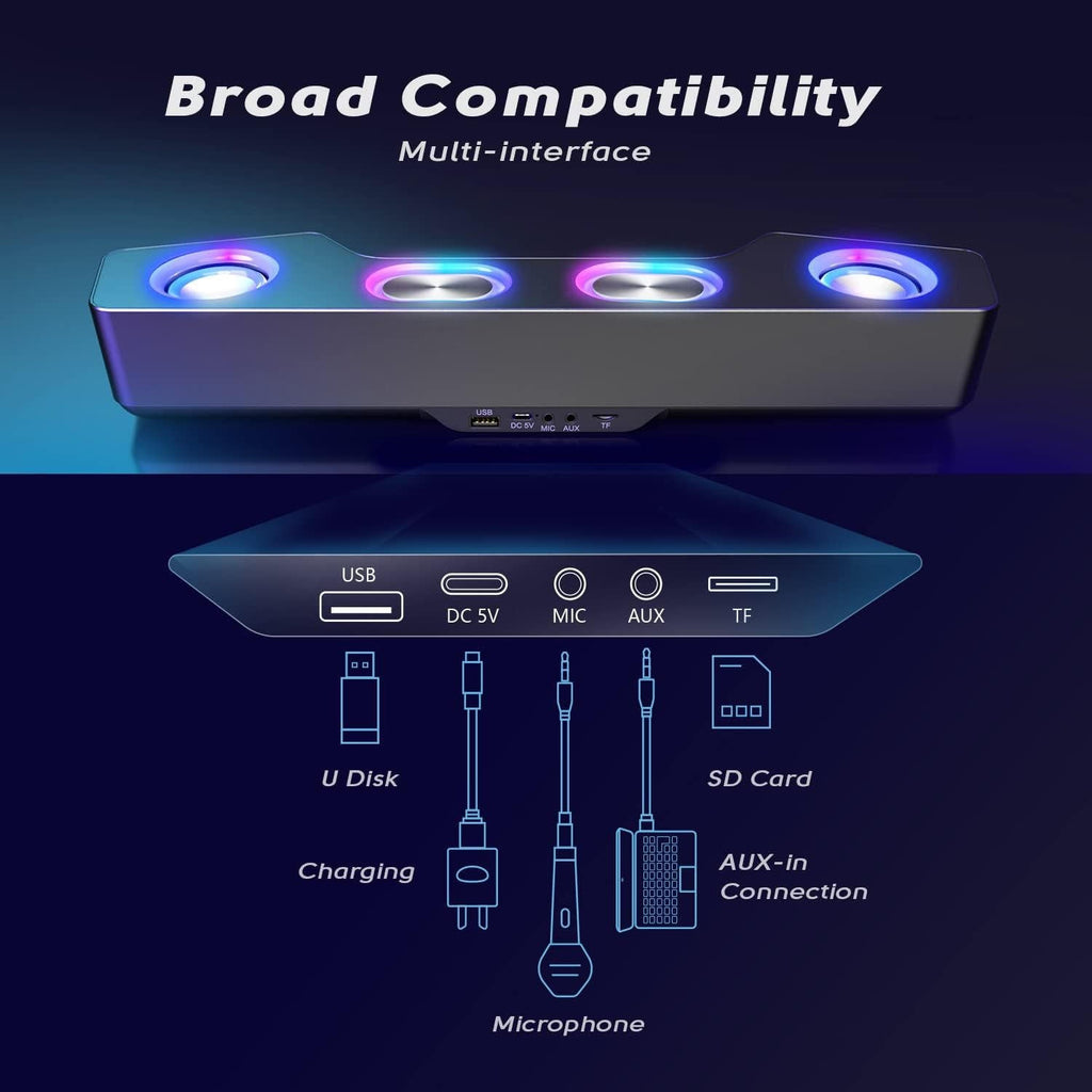 Wireless RGB Computer Speakers - product detail 4