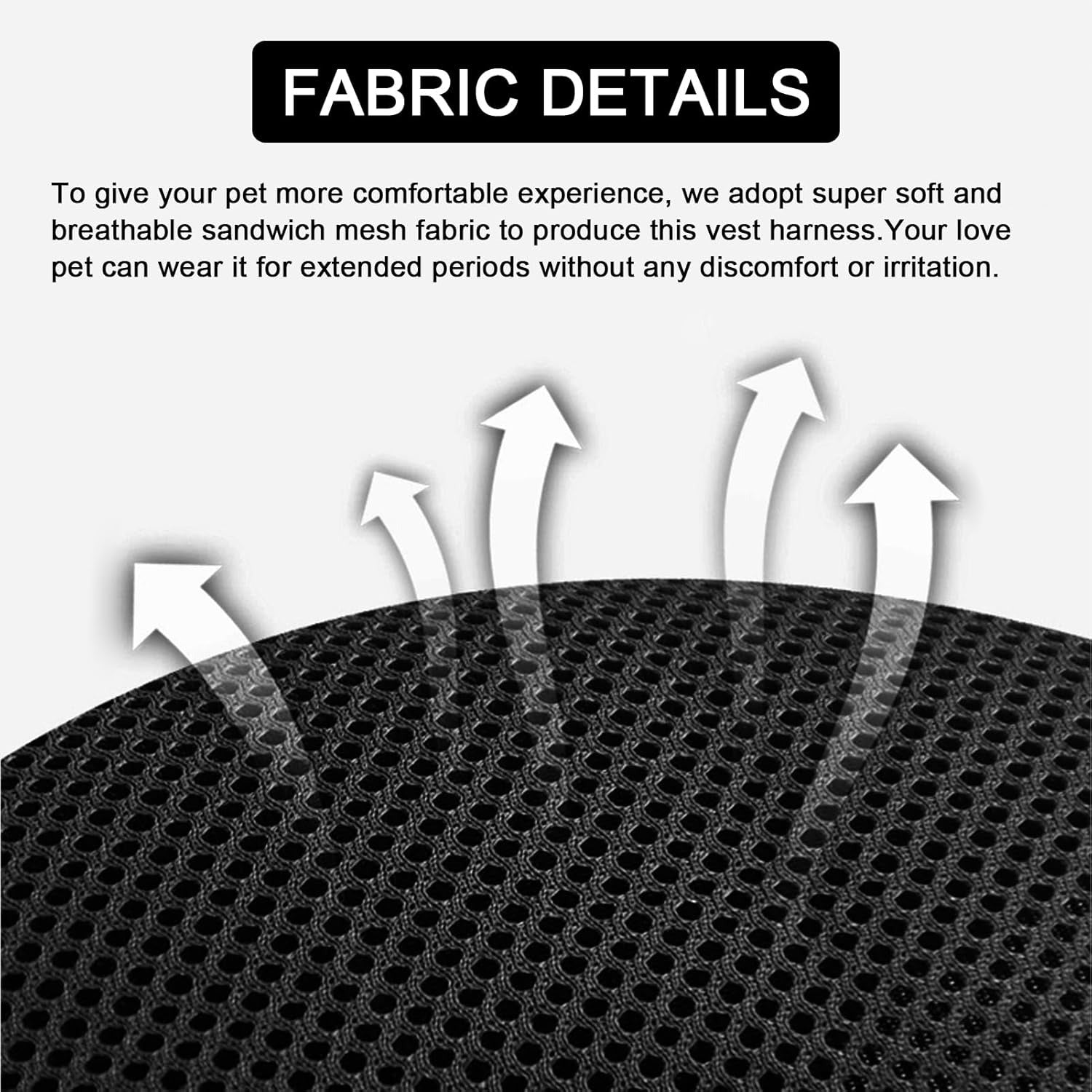 Reflective Cat Harness and Leash Set - product detail 4