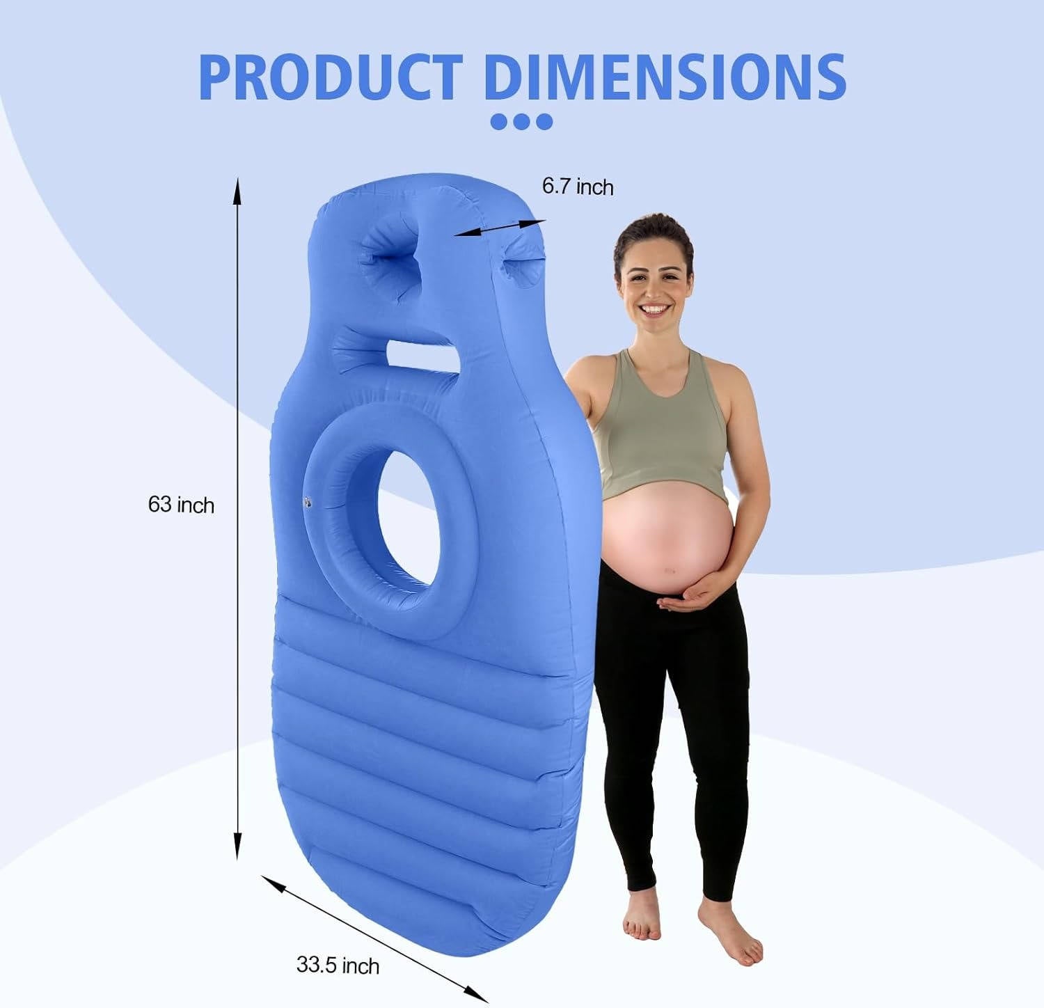 Pregnancy Pillow to Lay on Stomach - product detail 4