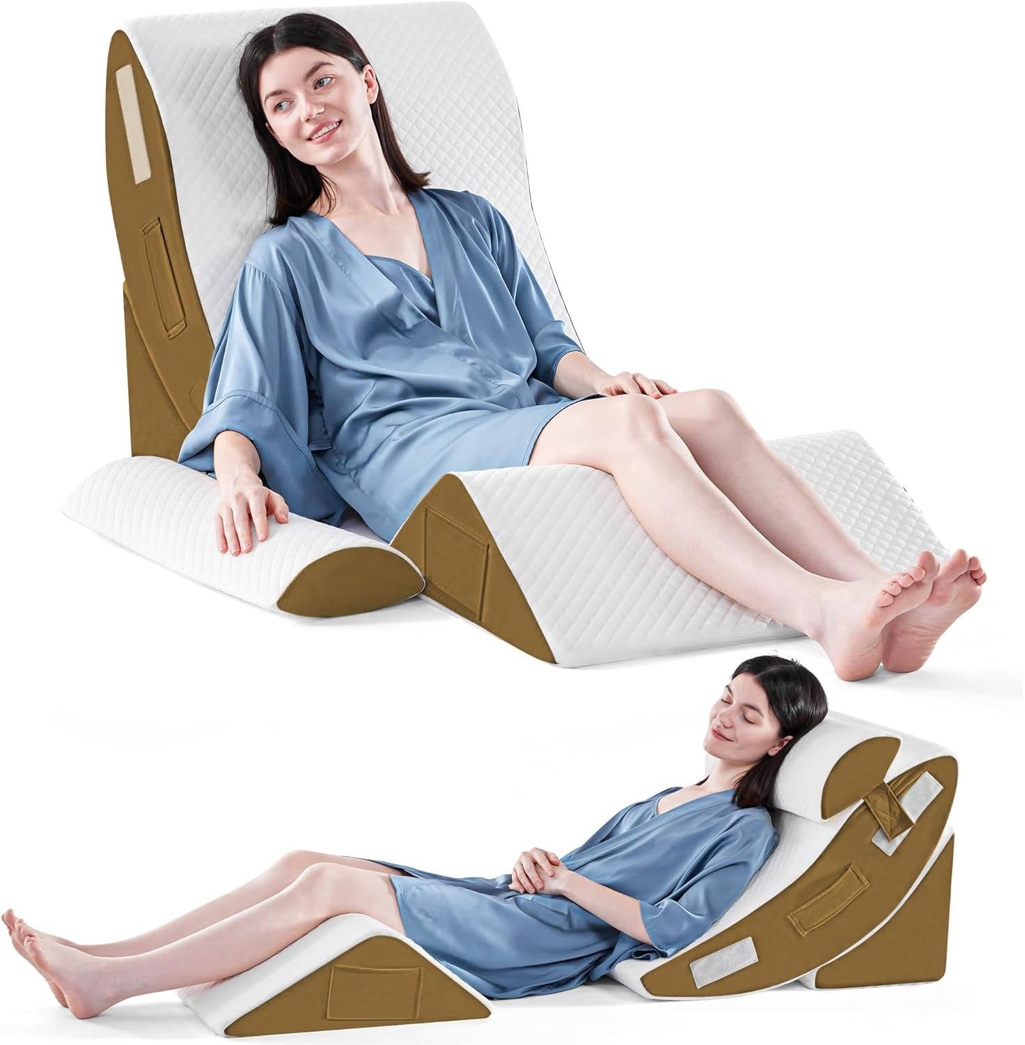 4Pcs Orthopedic Bed Wedge Pillow Set - product detail 5