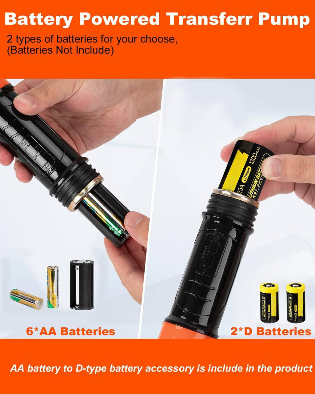 Portable Electric Siphon Pump For Gas - product detail 3