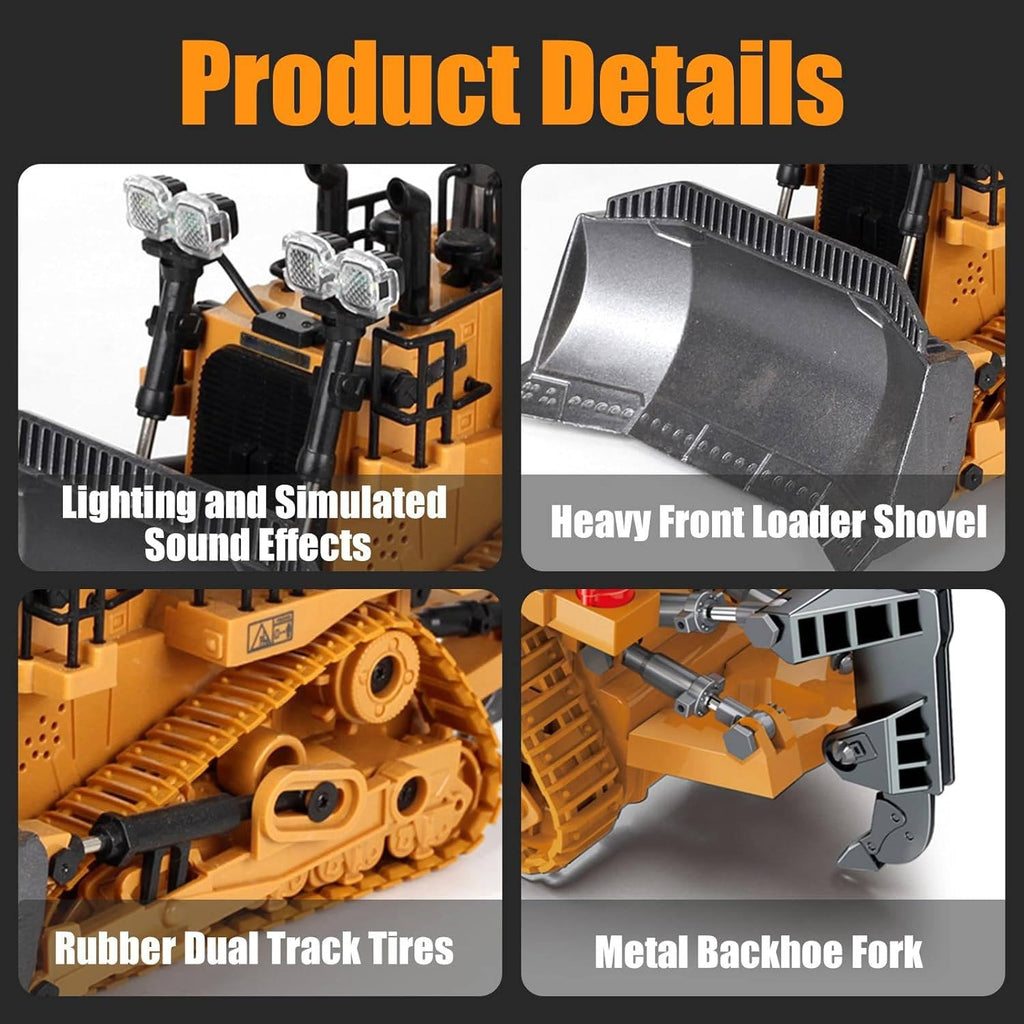 4WD Remote Control Excavator Bulldozer Dump - product detail 11