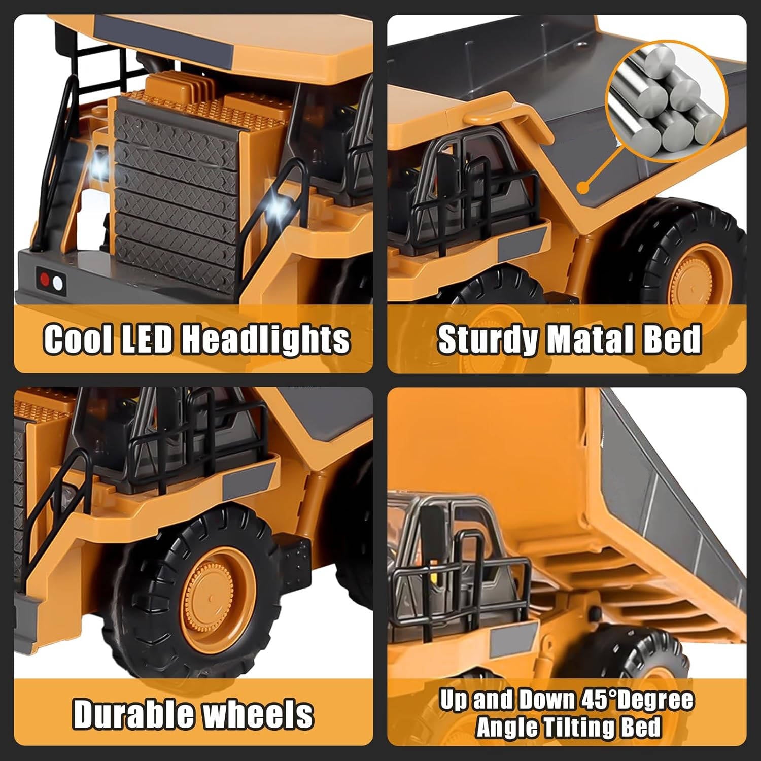 4WD Remote Control Excavator Bulldozer Dump - product detail 16