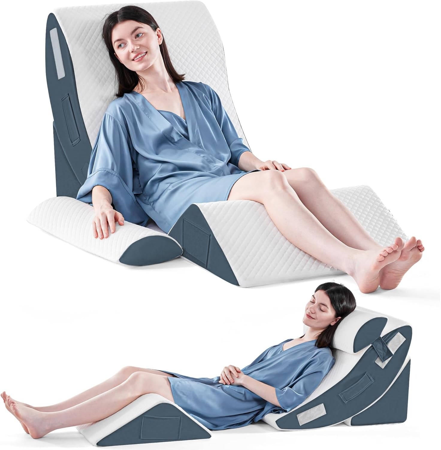 4Pcs Orthopedic Bed Wedge Pillow Set - product detail 6