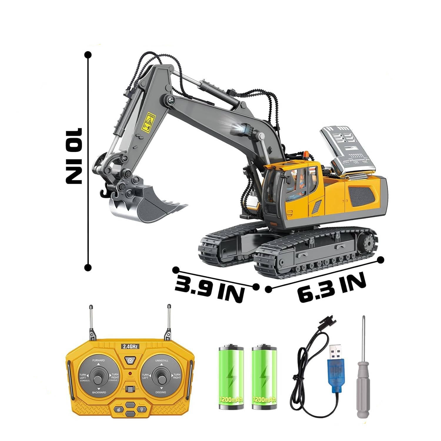 4WD Remote Control Excavator Bulldozer Dump - product detail 7