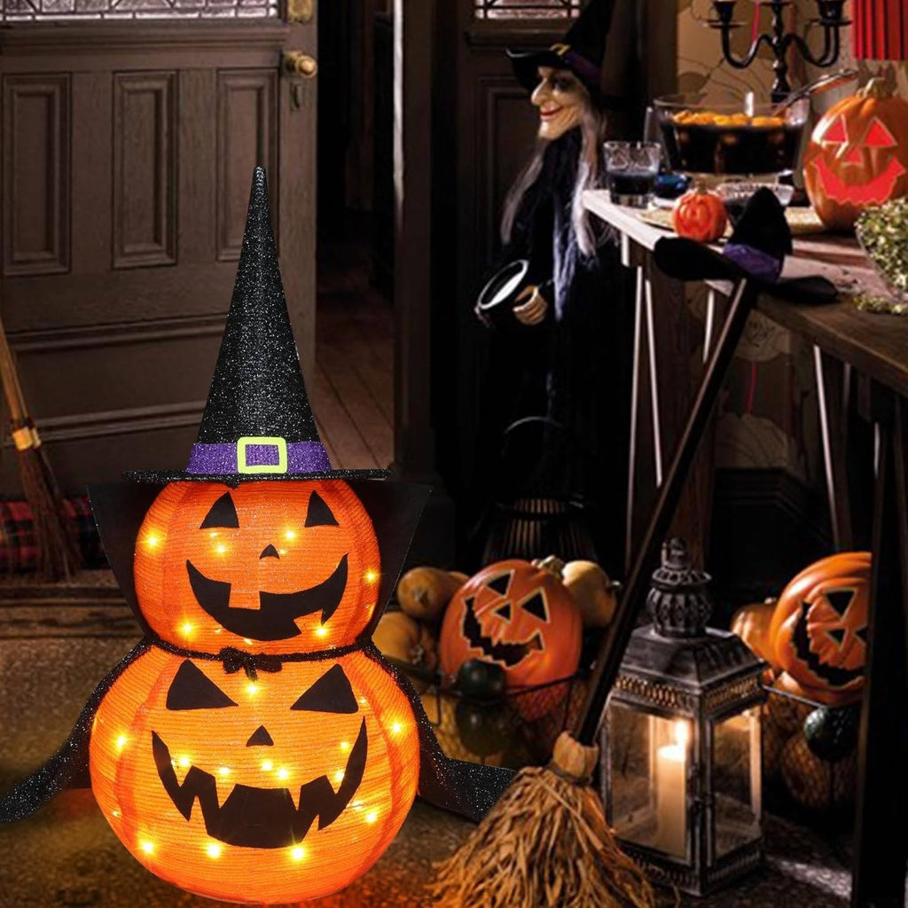 2 Pcs 3ft Halloween Collapsible Lighted In/Outdoor - product detail 3