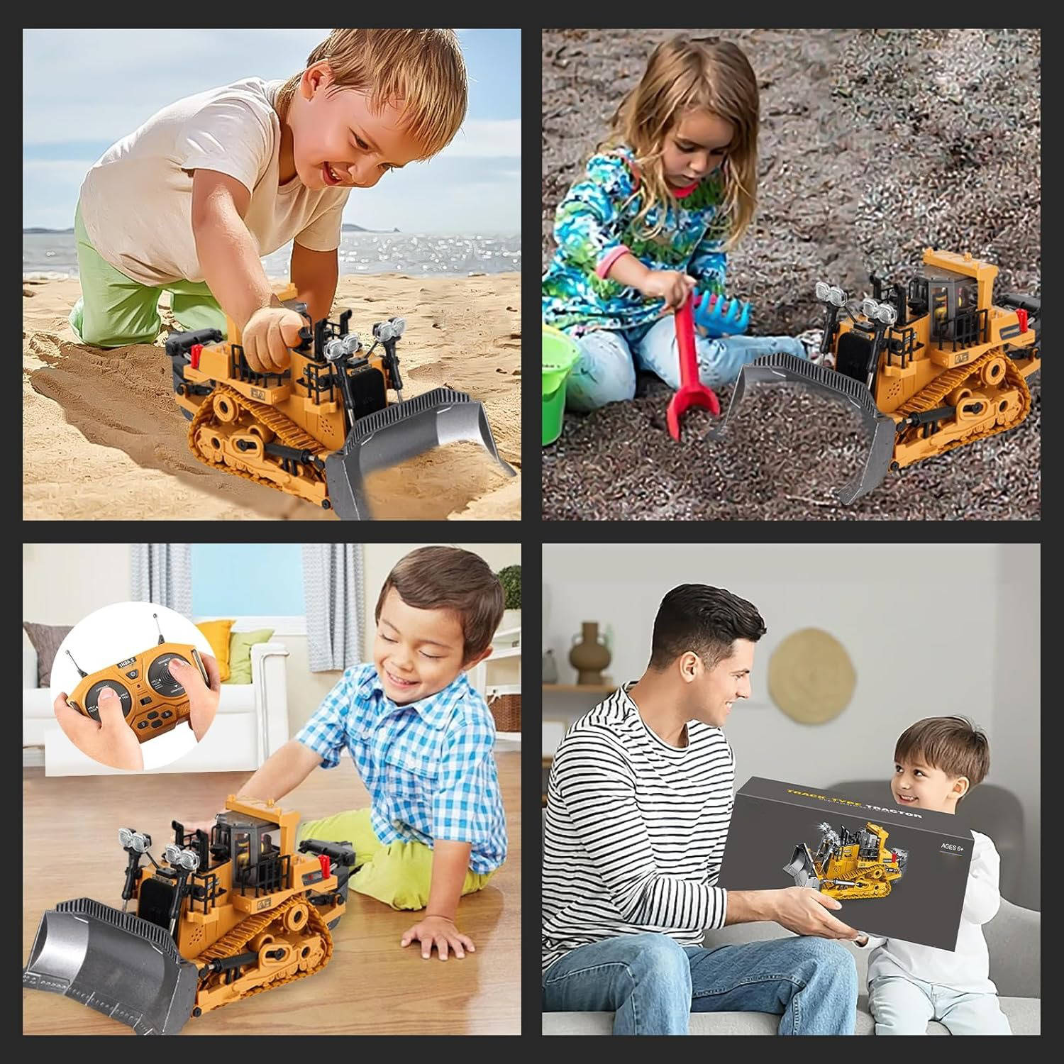 4WD Remote Control Excavator Bulldozer Dump - product detail 12
