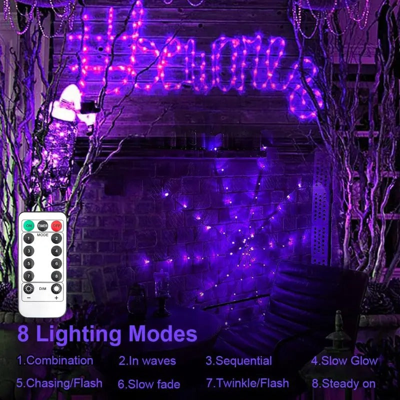 Halloween Spider Web Lights Outdoor - product detail 2
