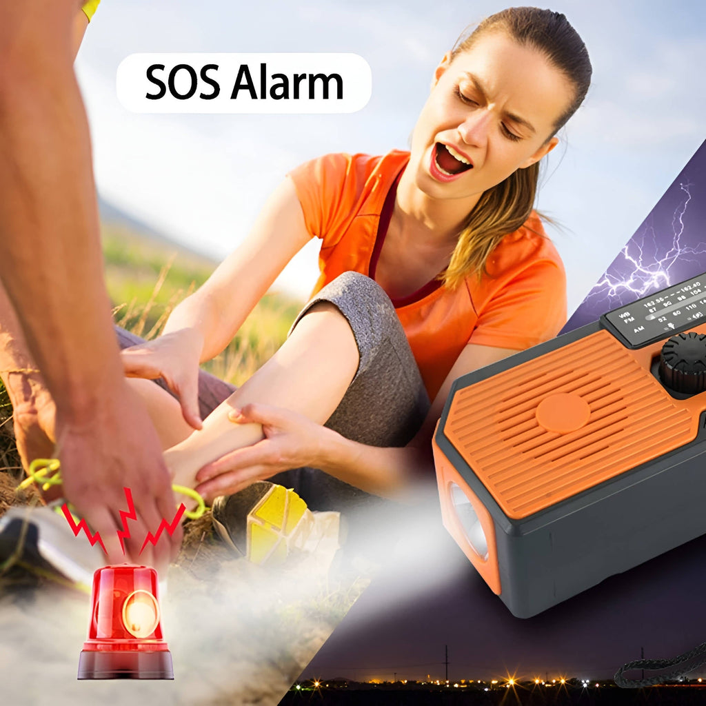 Solar Hand Crank Emergency Radio - product detail 4