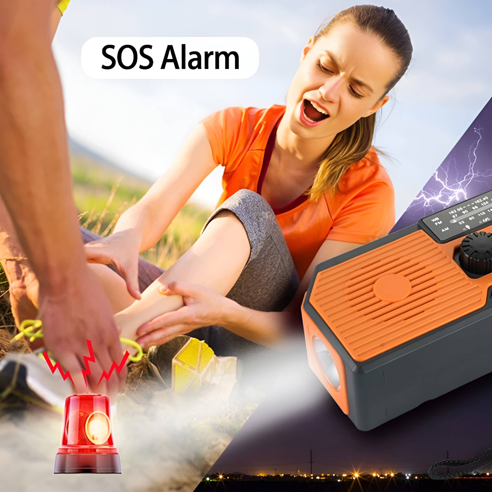 Solar Hand Crank Emergency Radio - product detail 4