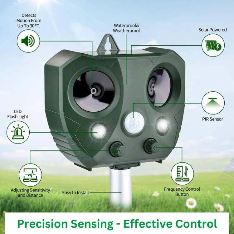 Pigeon And Bird Scarer Ultrasonic And Pest Defender - product detail 6