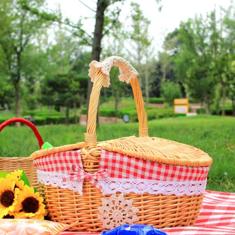 NOMOVA Wicker Picnic Baskets