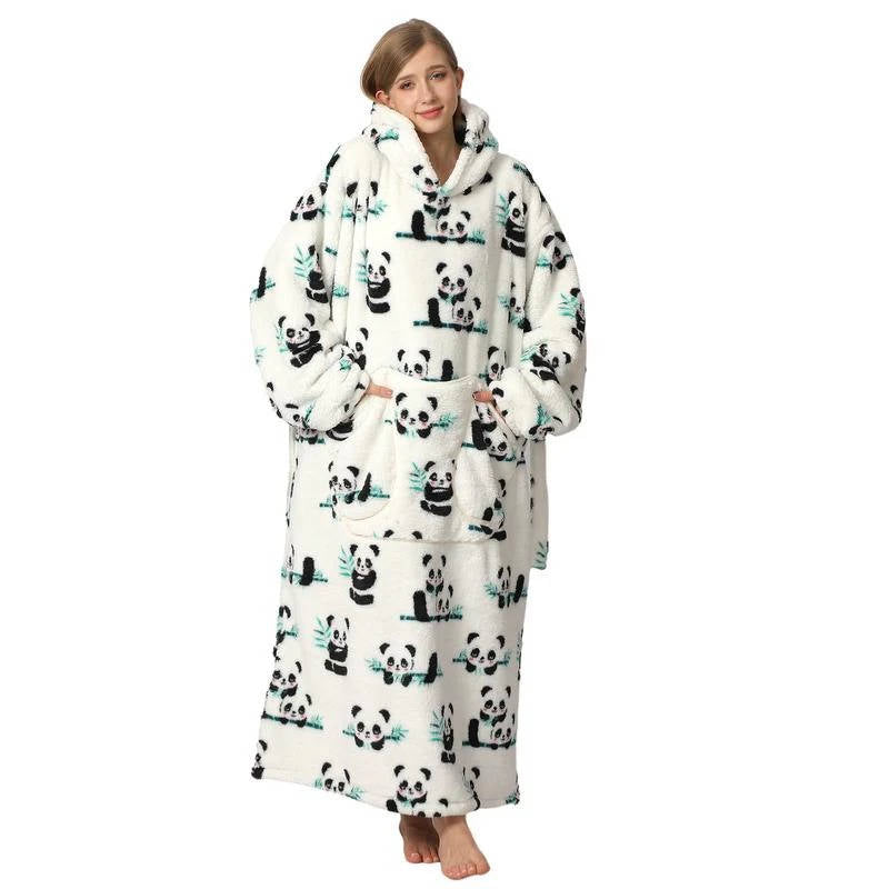 Long Wearable Blanket Hoodie - product detail 17