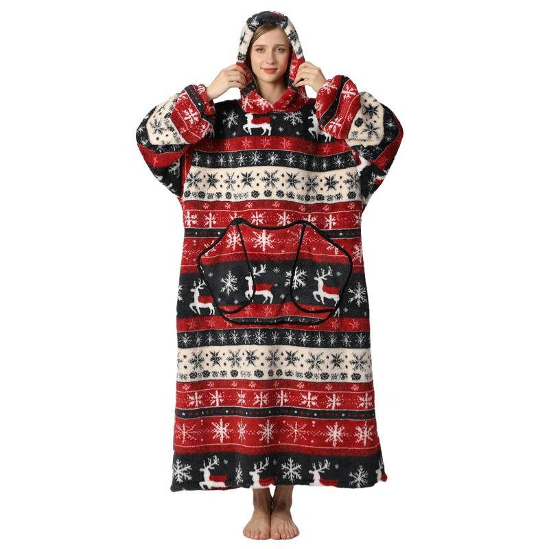 Long Wearable Blanket Hoodie - product detail 18