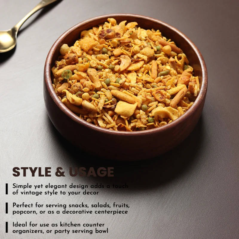 Wood Bowls For Food - product detail 2