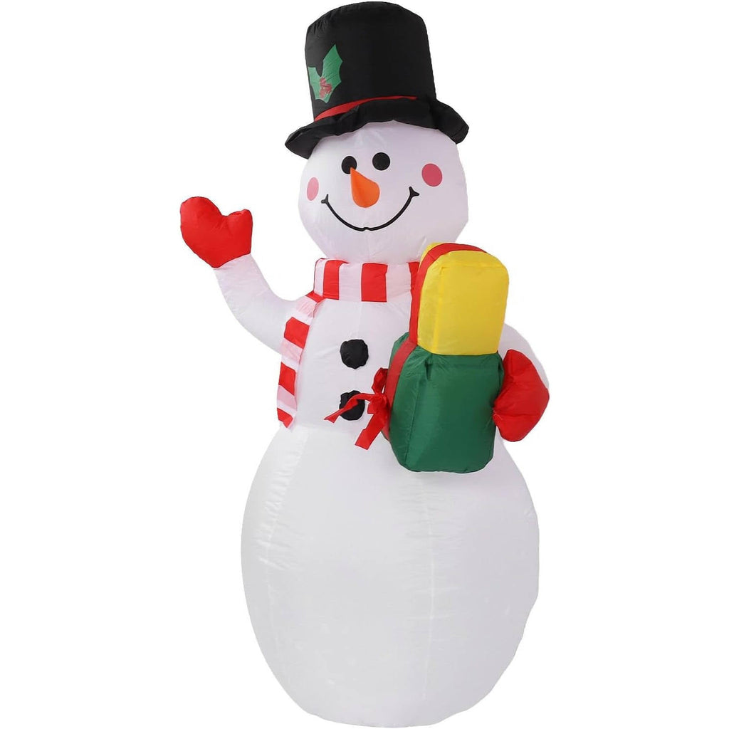 Outdoor Christmas Decorations Inflatable Snowman With LED - product detail 6