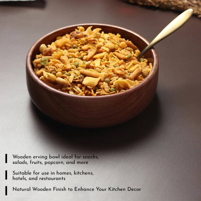 Wood Bowls For Food - product detail 3