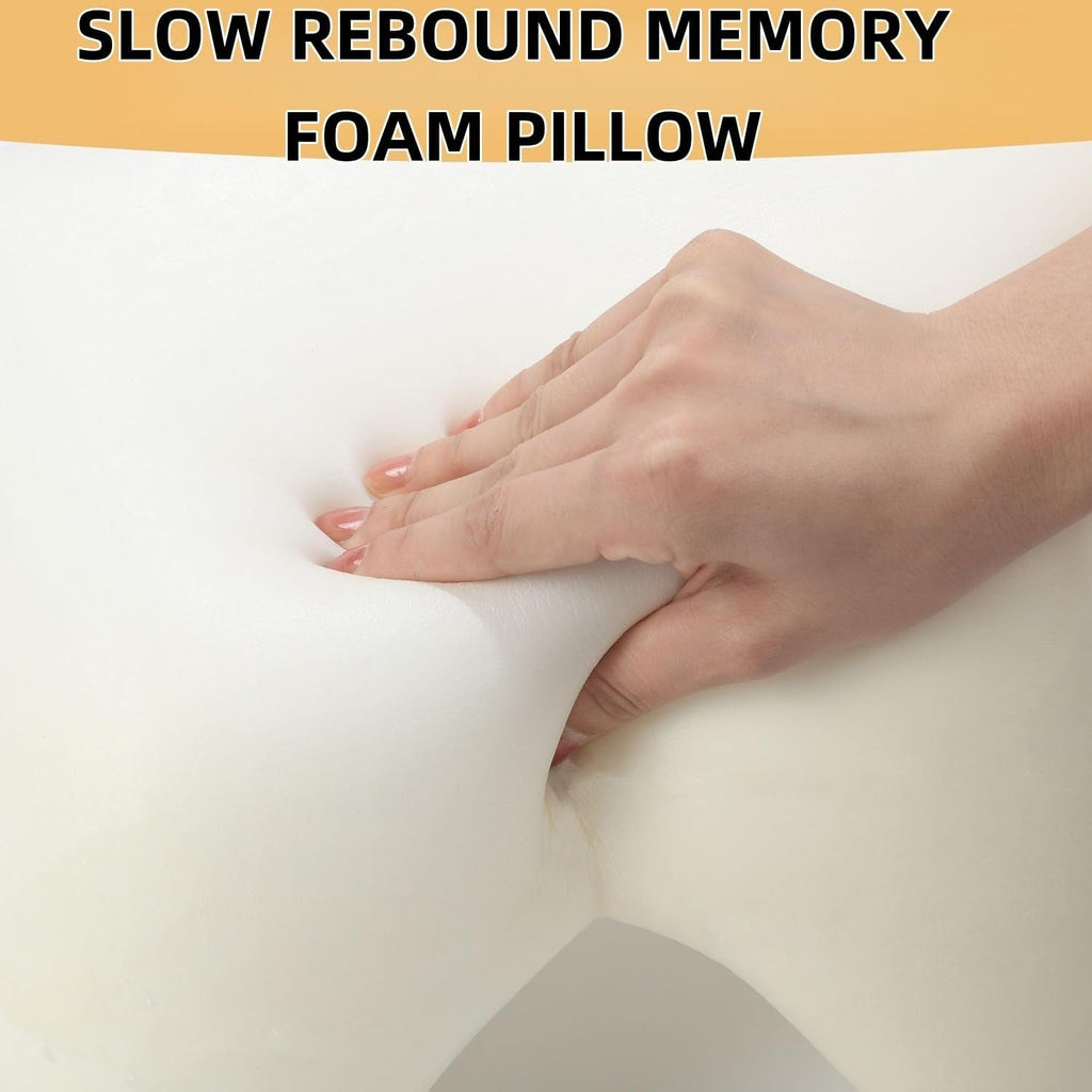 Orthopedic Couple Pillow With Arm-Tunnel For Cuddling - product detail 5