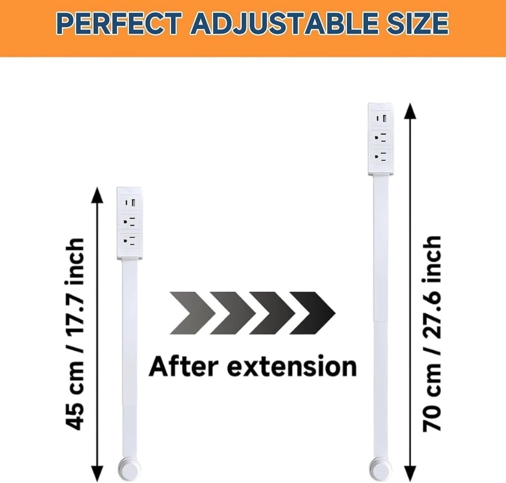 Plug in Extender Outlet with Rotating Arm - product detail 5